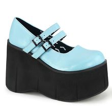 Load image into Gallery viewer, Zapatos con plataforma Demonia KERA-08 B. Blue Piel vegana