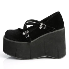Load image into Gallery viewer, Zapatos con plataforma Demonia KERA-10 Negro Velvet