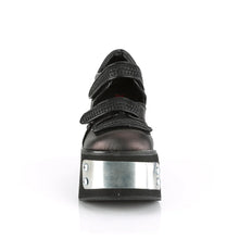 Load image into Gallery viewer, Zapatos con plataforma Demonia KERA-13 Negro-Pewter Piel vegana
