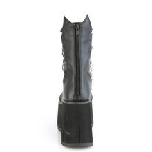 Load image into Gallery viewer, Botines Demonia KERA-130 Negro Piel vegana