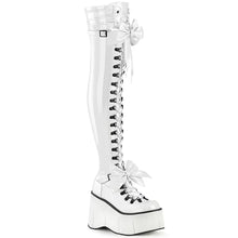 Load image into Gallery viewer, Botas (Over the Knee) Demonia KERA-303 Blanco Stretch Charol