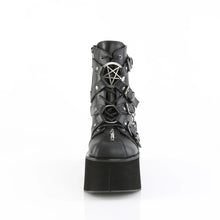 Load image into Gallery viewer, Botines Demonia KERA-68 Negro Piel vegana