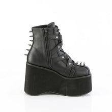 Load image into Gallery viewer, Botines Demonia KERA-68 Negro Piel vegana