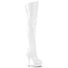 Cargar imagen en el visor de la galería, Tacones Pleaser KISS-3010 Blanco Charol