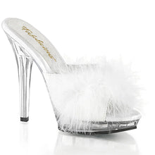 Cargar imagen en el visor de la galería, Tacones Fabulicious LIP-101-8 Blanco Satin Fur