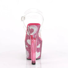 Load image into Gallery viewer, Tacones Pleaser LOVESICK-708HEART Transparente H. Rosa