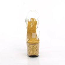 Load image into Gallery viewer, Tacones Pleaser LOVESICK-708SG Transparente Dorado Iridescent