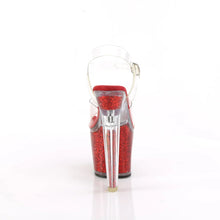 Load image into Gallery viewer, Tacones Pleaser LOVESICK-708SG Transparente Rojo Iridescent