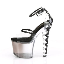 Load image into Gallery viewer, Tacones Pleaser LOVESICK-712T Transparente Negro Faded