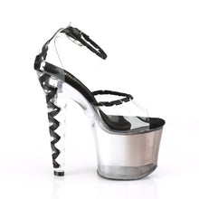 Load image into Gallery viewer, Tacones Pleaser LOVESICK-712T Transparente Negro Faded