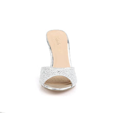 Cargar imagen en el visor de la galería, Tacones Fabulicious LUCY-01 Plata Purpurina Fabric