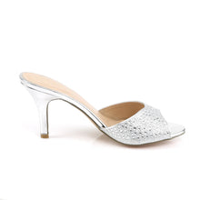 Cargar imagen en el visor de la galería, Tacones Fabulicious LUCY-01 Plata Purpurina Fabric