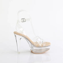 Cargar imagen en el visor de la galería, Tacones Fabulicious MARTINI-505 Transparente Crema