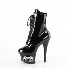 Load image into Gallery viewer, Tacones Pleaser MOON-1020SK Negro Charol Pewter