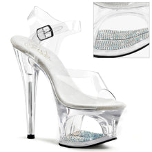 Load image into Gallery viewer, Tacones Pleaser MOON-708DM Transparente