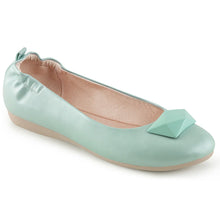 Load image into Gallery viewer, Tacones Pin Up Couture OLIVE-08 Aguamarina Piel Sintética