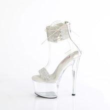 Load image into Gallery viewer, Tacones Pleaser PASSION-727RS Transparente Plata