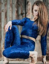 Load image into Gallery viewer, Dragonfly Pavi Velvet Sports Top
