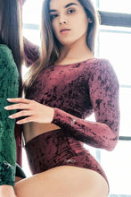 Load image into Gallery viewer, Dragonfly Pavi Velvet Sports Top