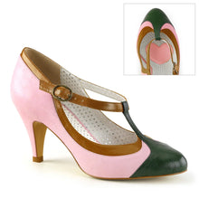 Load image into Gallery viewer, Tacones Pin Up Couture PEACH-03 B.rosa Piel Sintética