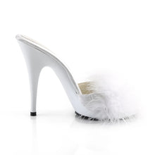 Carregar imagem no visualizador da galeria, Tacones Fabulicious POISE-501F Blanco Satin Marabou
