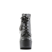 Load image into Gallery viewer, Botines Demonia POISON-101 Negro Piel vegana