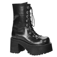 Load image into Gallery viewer, Botines Demonia RANGER-301 Negro Piel vegana