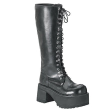 Load image into Gallery viewer, Zapatos con plataforma Demonia RANGER-302 Negro Piel vegana