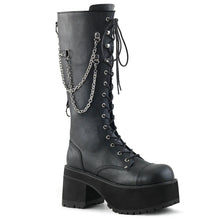 Load image into Gallery viewer, Zapatos con plataforma Demonia RANGER-303 Negro Faux Leather
