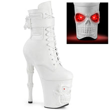 Carregar imagem no visualizador da galeria, Tacones Pleaser RAPTURE-1020STR-LT Blanco Piel Sintética