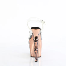 Carregar imagem no visualizador da galeria, Tacones Pleaser RAPTURE-808-LT Transparente Satin Copper