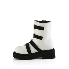 Load image into Gallery viewer, Botines Demonia RENEGADE-50 Blanco Piel vegana-Nylon