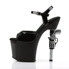 Load image into Gallery viewer, Tacones Pleaser REVOLVER-709 Negro