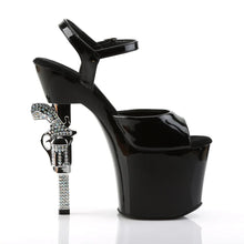 Load image into Gallery viewer, Tacones Pleaser REVOLVER-709 Negro