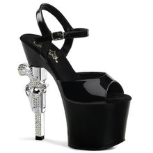 Load image into Gallery viewer, Tacones Pleaser REVOLVER-709 Negro