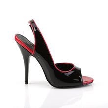 Carregar imagem no visualizador da galeria, Tacones Pleaser SEDUCE-117 Negro Rojo Charol