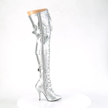 Carregar imagem no visualizador da galeria, Tacones Pleaser SEDUCE-3028 Plata Str Pu