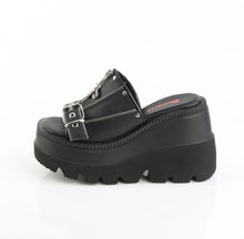 Load image into Gallery viewer, Sandalias Demonia SHAKER-07 Negro Piel vegana