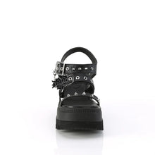 Load image into Gallery viewer, Sandalias Demonia SHAKER-13 Negro Piel vegana