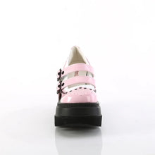 Load image into Gallery viewer, Zapatos con plataforma Demonia SHAKER-27 B. Rosa-Blanco Charol