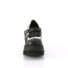Load image into Gallery viewer, Zapatos con plataforma Demonia SHAKER-27 Negro-Blanco Piel vegana