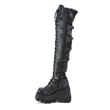 Load image into Gallery viewer, Botas (Over the Knee) Demonia SHAKER-350 Negro Veagn Leather-Stretch