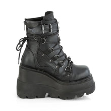 Load image into Gallery viewer, Botines Demonia SHAKER-60 Negro Piel vegana