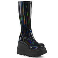 Load image into Gallery viewer, Botas Demonia SHAKER-65 Stretch Negro Pat Holo