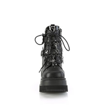 Load image into Gallery viewer, Botines Demonia SHAKER-66 Negro Piel vegana