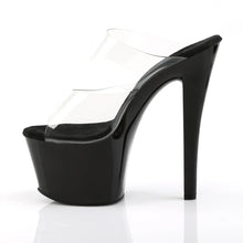 Cargar imagen en el visor de la galería, Tacones Pleaser SKY-302 Transparente Negro