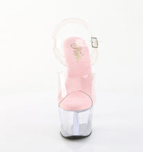 Carregar imagem no visualizador da galeria, Sapatos de salto alto Pleaser SKY-308 - Transparente-rosa / Transparente