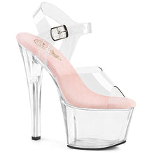 Carregar imagem no visualizador da galeria, Sapatos de salto alto Pleaser SKY-308 - Transparente-rosa / Transparente