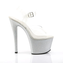Carregar imagem no visualizador da galeria, Tacones Pleaser SKY-308MG Transparente Plata