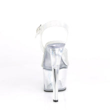 Load image into Gallery viewer, Tacones Pleaser SKY-308N Plata Hologram Inserts